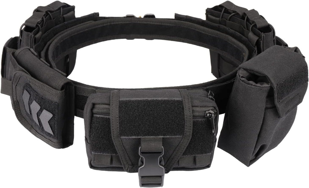 7 in 1 Tactical Modular Duty Belt Set with Pouches H734