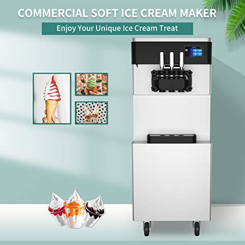 3 Flavors Soft Serve Ice Cream Machine B585