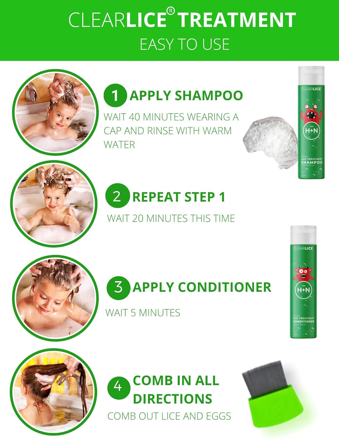 Head Lice Treatment Conditioner - 8 oz L900