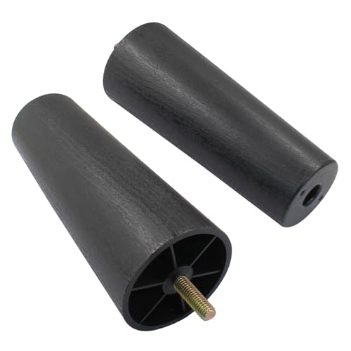 4Pcs 6 inch Plastic Tapered Sofa Legs with M8 Hanger Bolts E72088