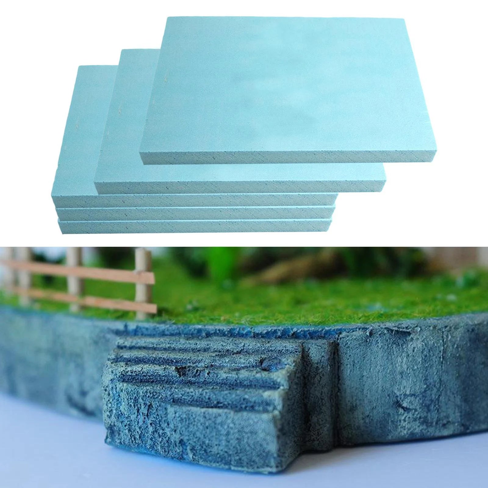 10PCS Foam Slab Board Sheets for DIY Crafting Carving D3524