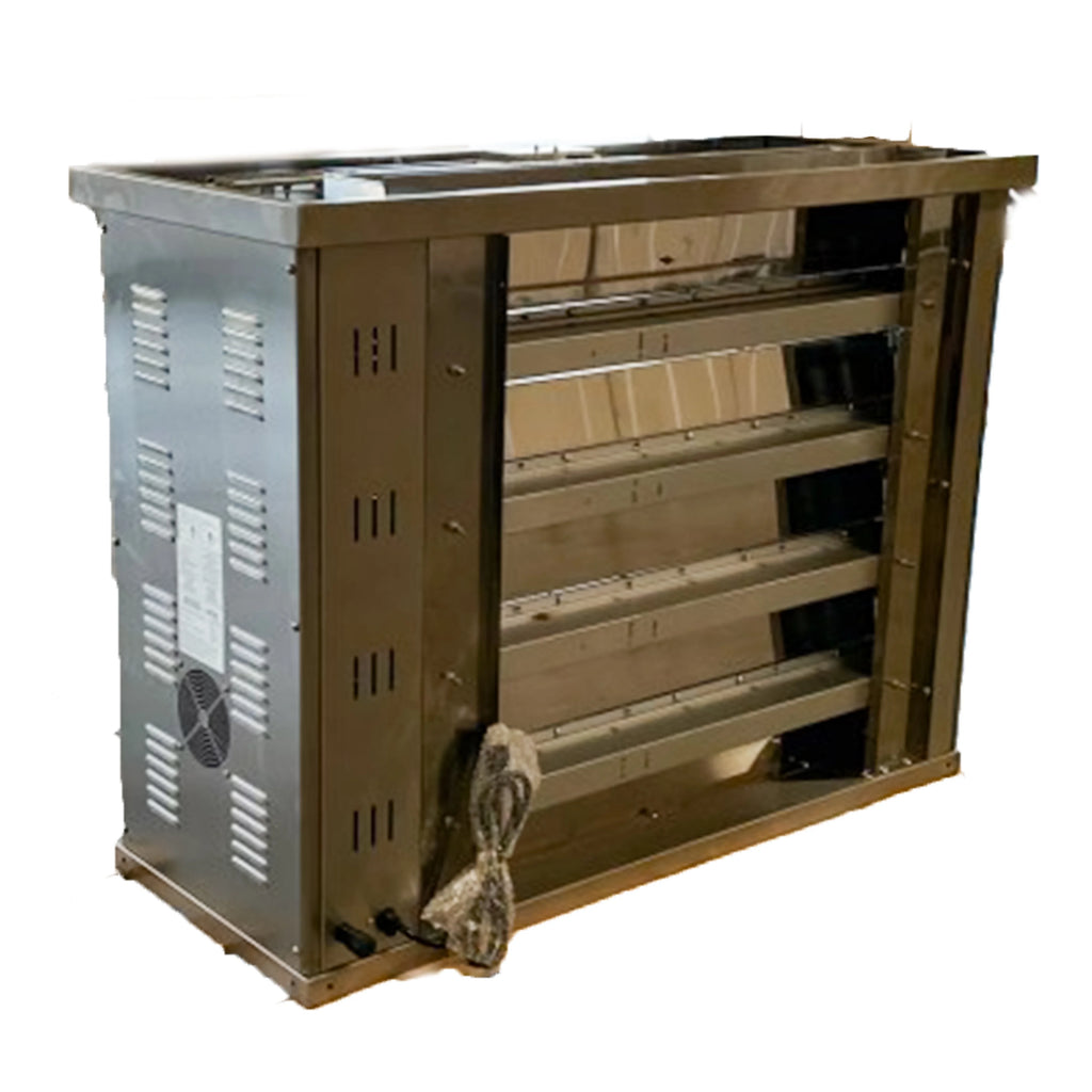 84,000BTU Natural Gas Rotisserie Oven Grill Roaster with Auto Rotating Skewers T833384