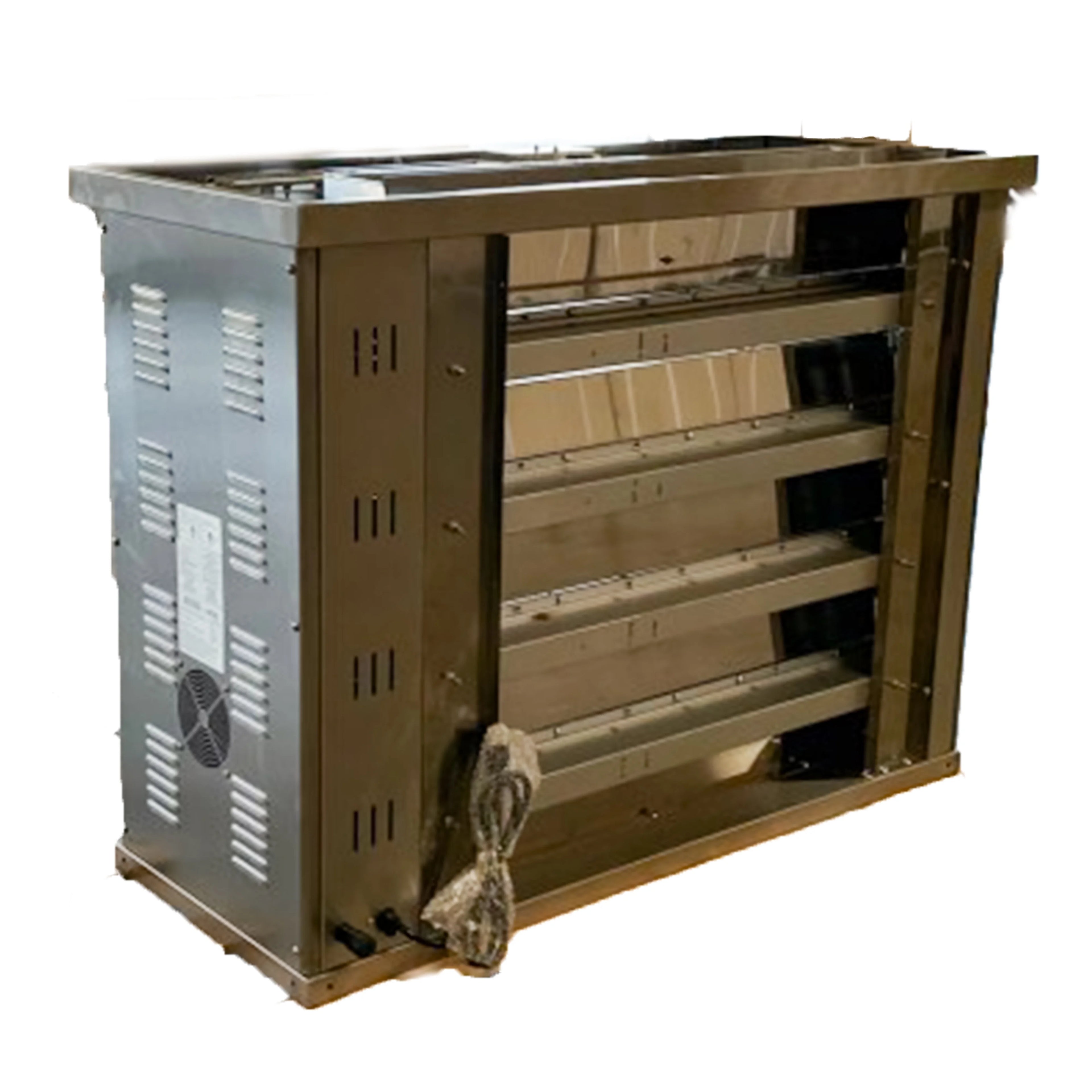 84,000BTU Natural Gas Rotisserie Oven Grill Roaster with Auto Rotating Skewers T833384