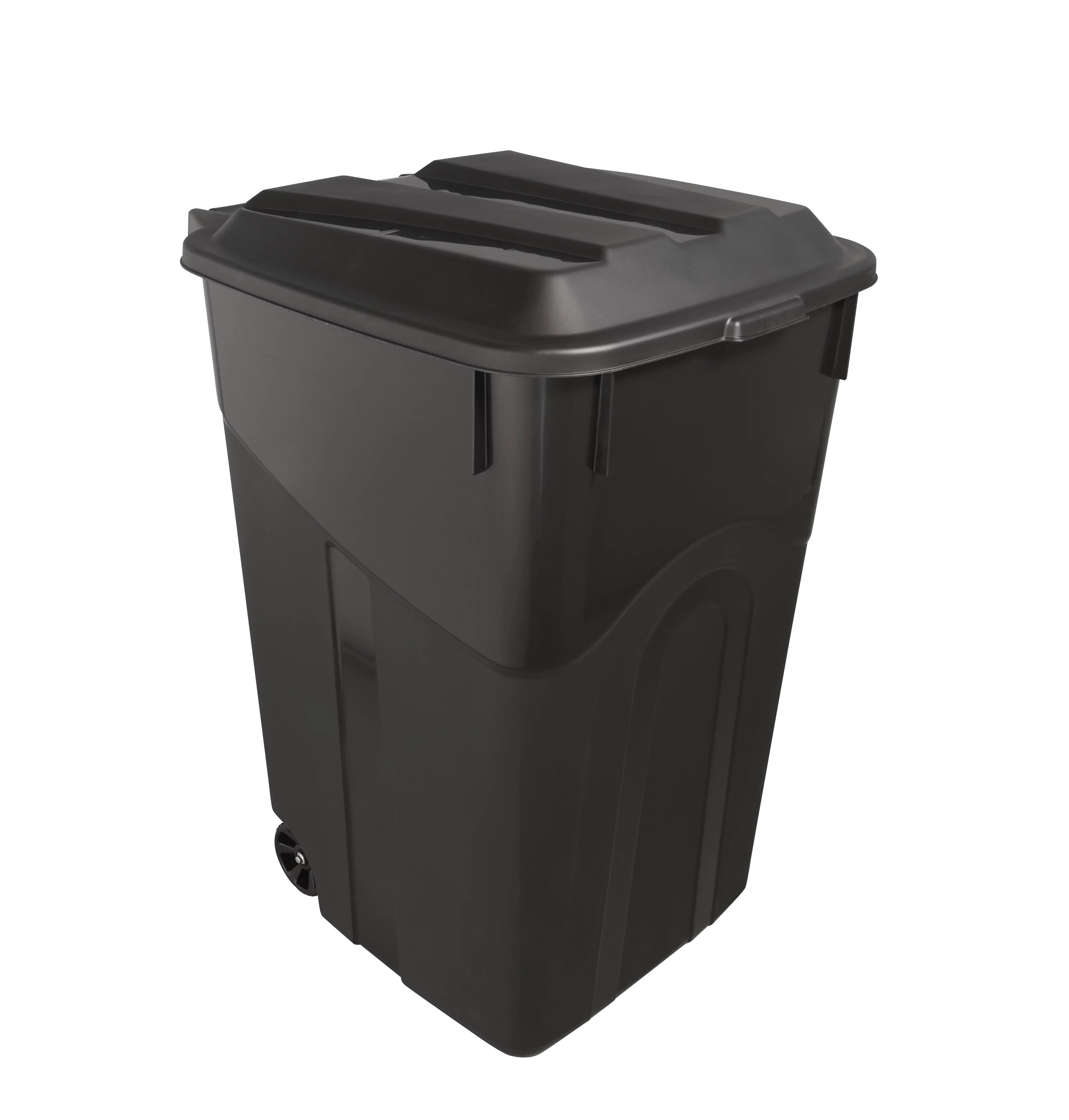 45 Gallon Wheeled Heavy Duty Plastic Garbage Can P21613