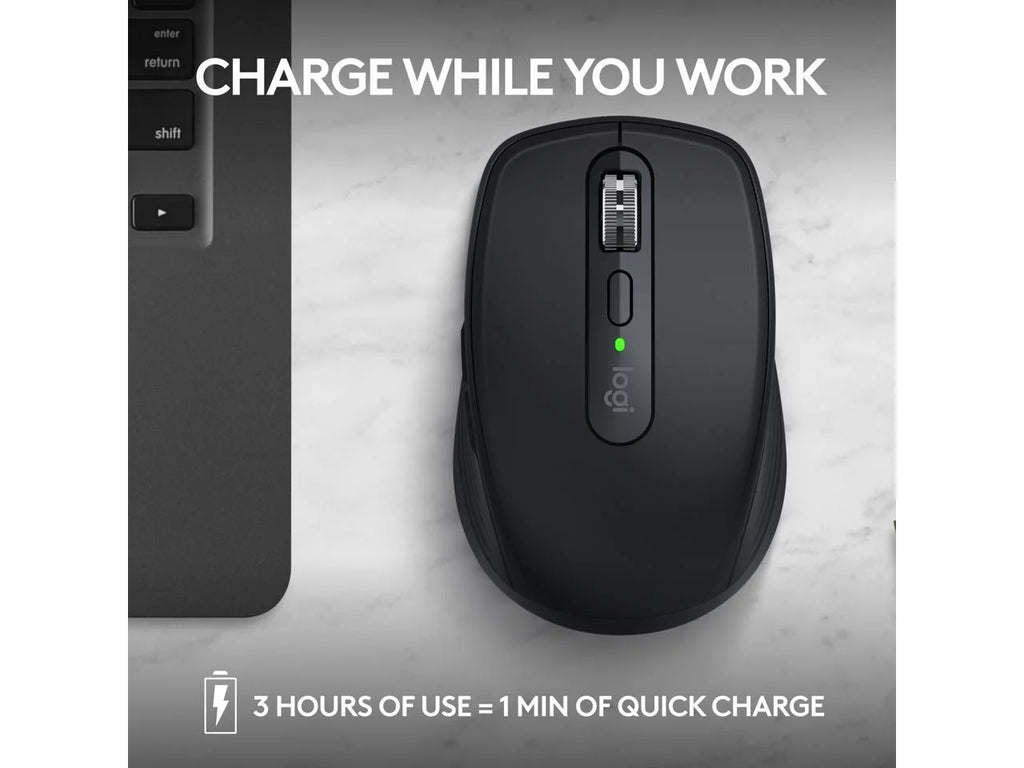 Compact Wireless Mouse, Black L7825