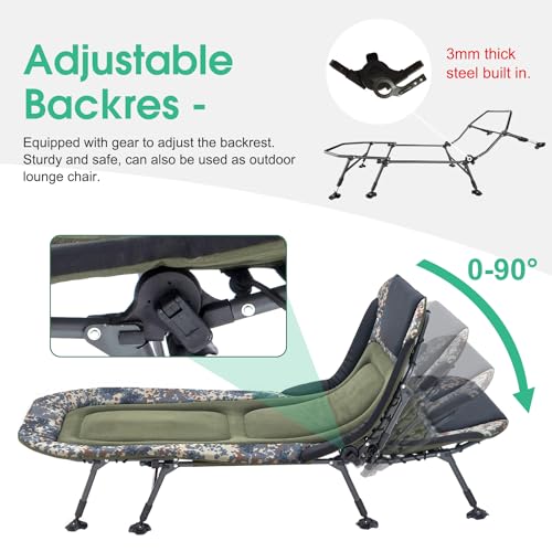 Heavy Duty Folding Camping Cot with Carry Bag W4522