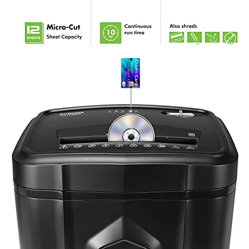 120-Sheet Auto Feed Micro-Cut Paper Shredder (Black) V66335