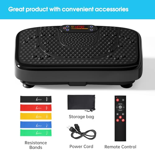 Whole Body Vibration Plate Exercise Machine with Resistance Bands R2999