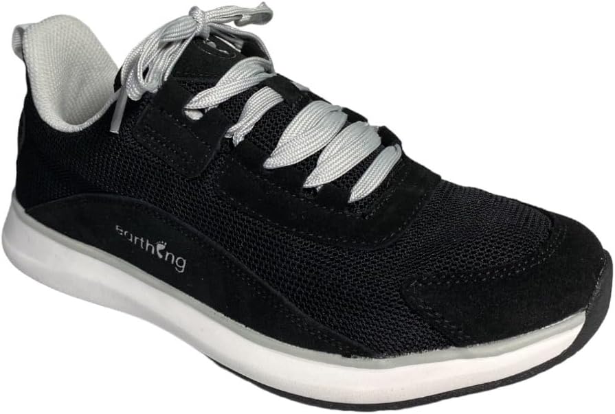 Women's Leather Trail Running Shoe (Black, 8.5) L205780