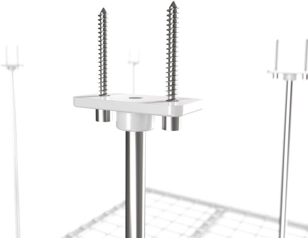 Adjustable Height Overhead Garage Door Ceiling Triple L Shaped Platform (31 in. W x 93 in D) O8539