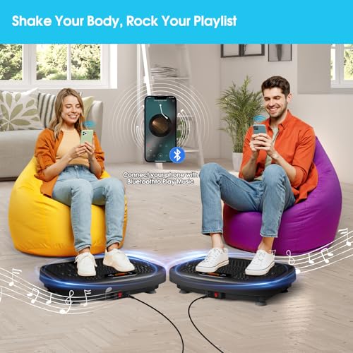 Whole Body Vibration Plate Exercise Machine with Resistance Bands R2999