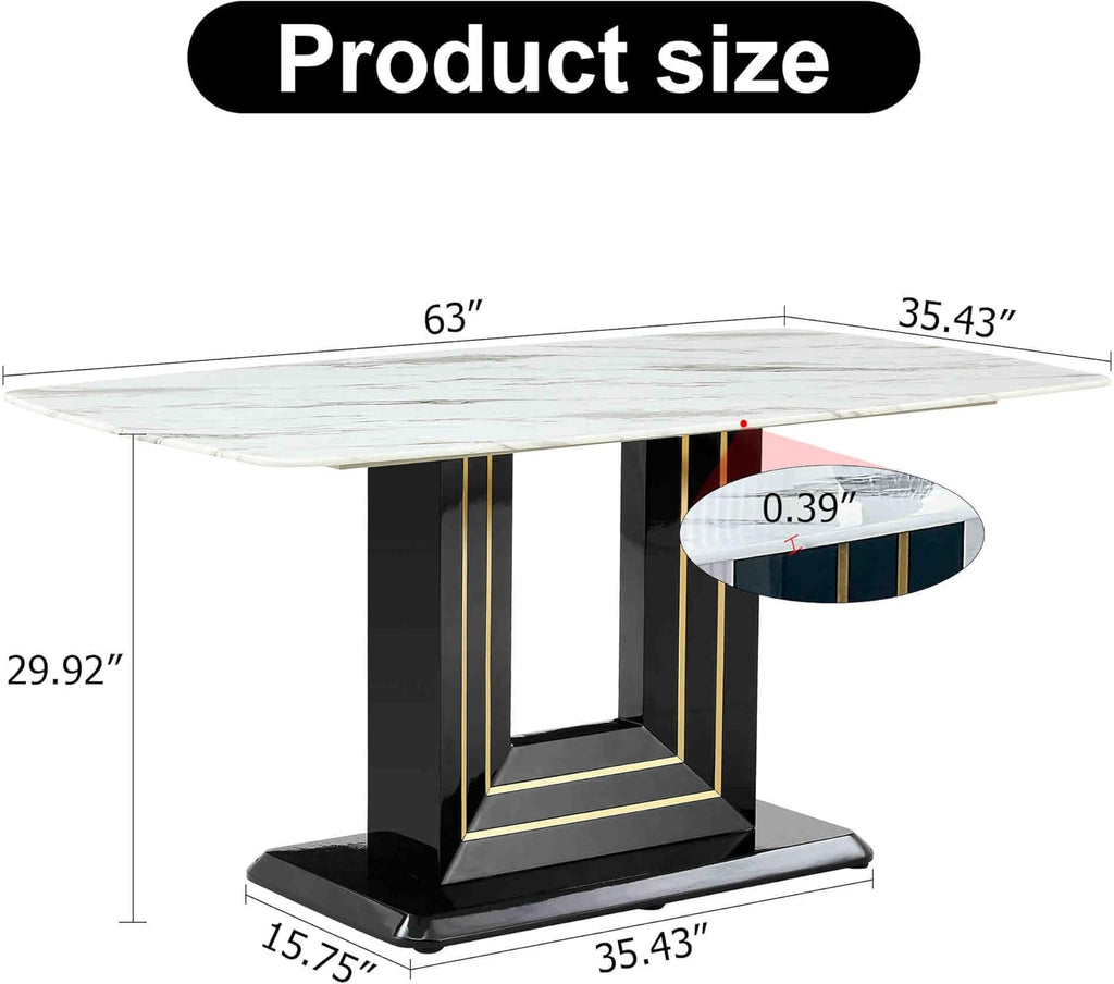 7-Piece Dining Table Set with 6 Chairs M3120