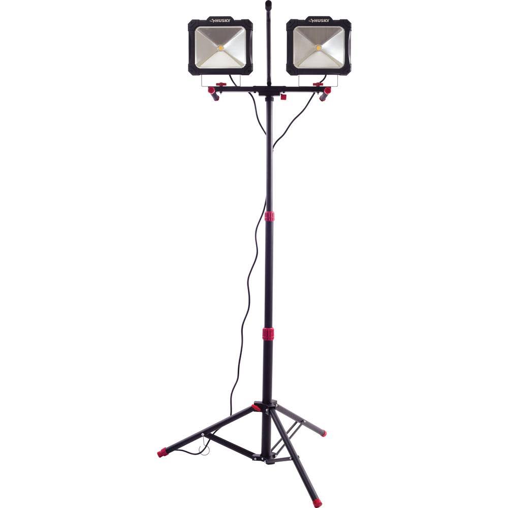 10,000-Lumen Twin-Head LED Work Light M649508