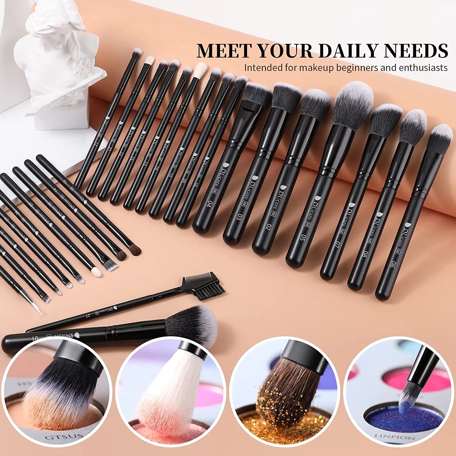 27Pcs Makeup Brush Kit Set C510858