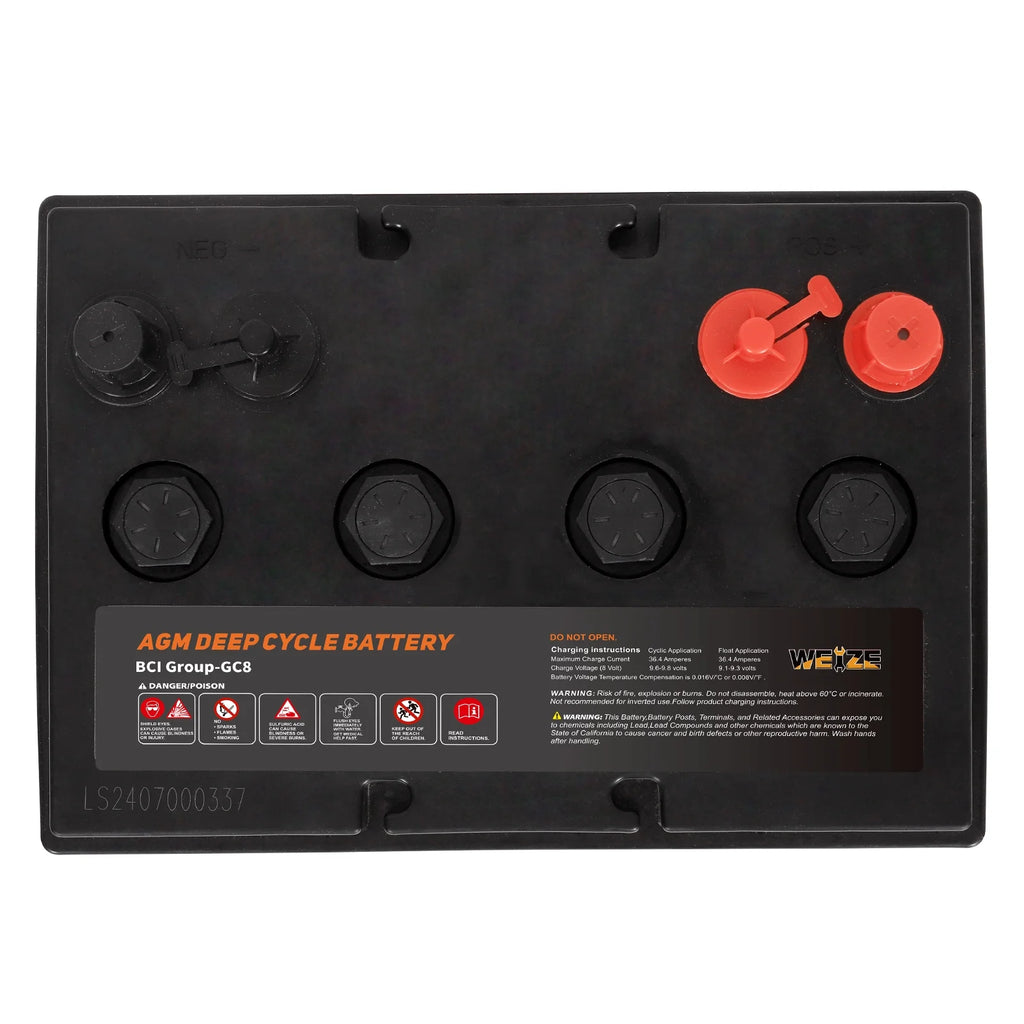 8V 182AH Deep Cycle AGM Battery M334926