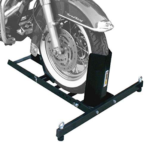 Adjustable Motorcycle Wheel Chock Stand Heavy Duty 1800lb J984