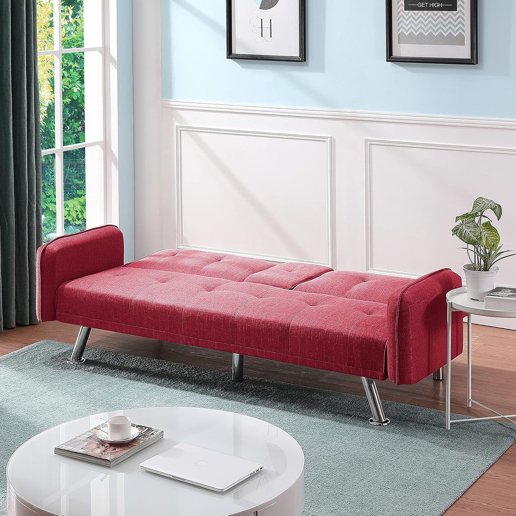 Red Sofa Bed A2642