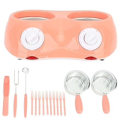 Mini Electric Fondue Pot Kit with Double Melting Pot G705