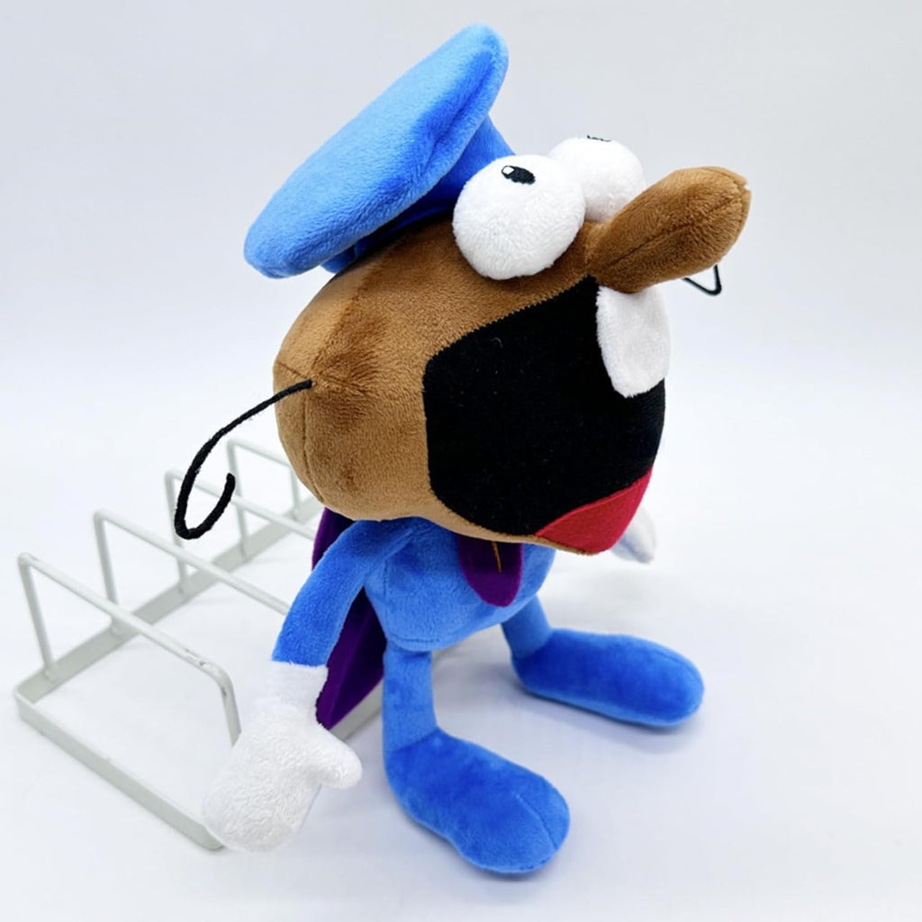 10” Blue Pizza Tower Plush Toy W1682