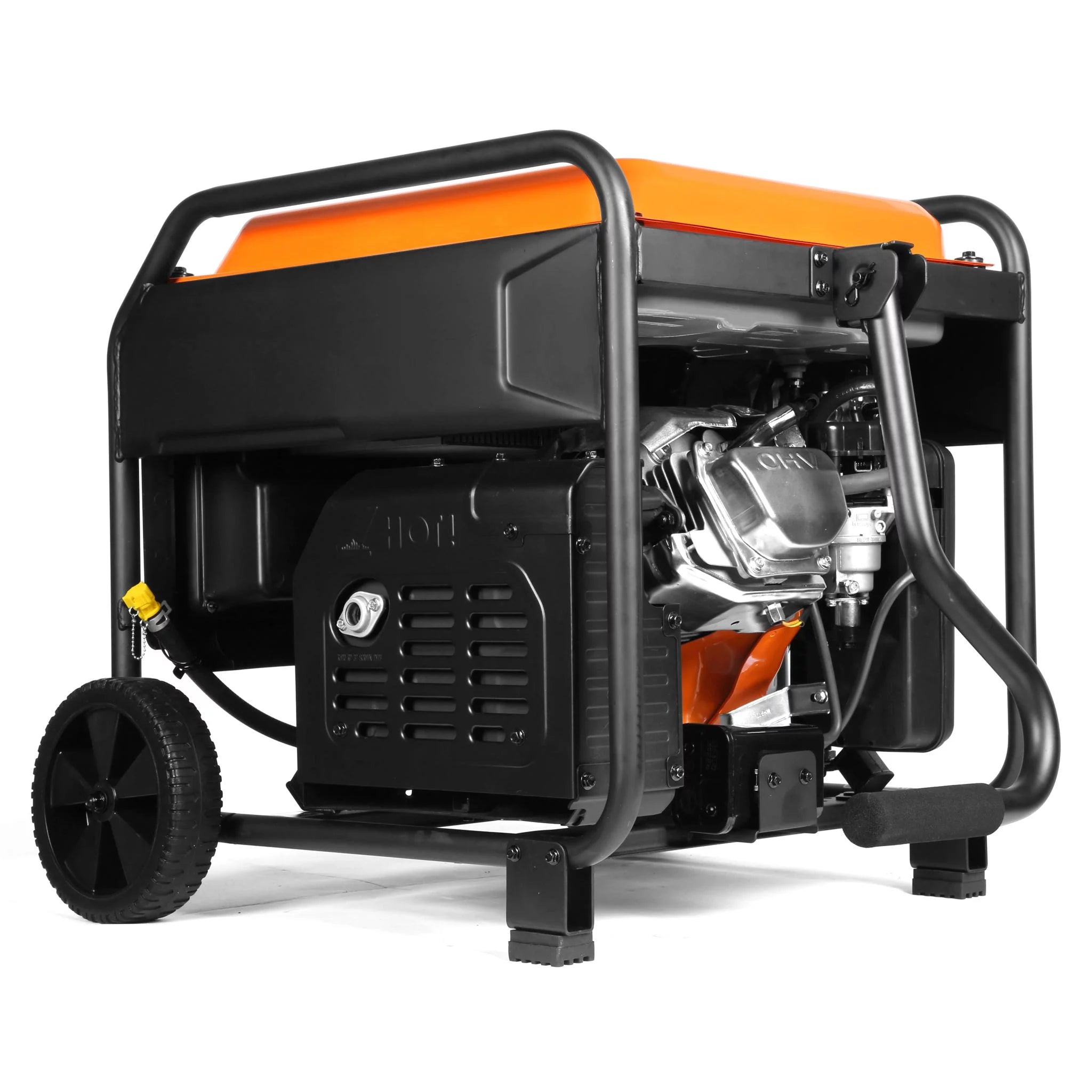 8750-Watt Dual Fuel Open Frame Inverter Generator with Remote Electric Start E15338