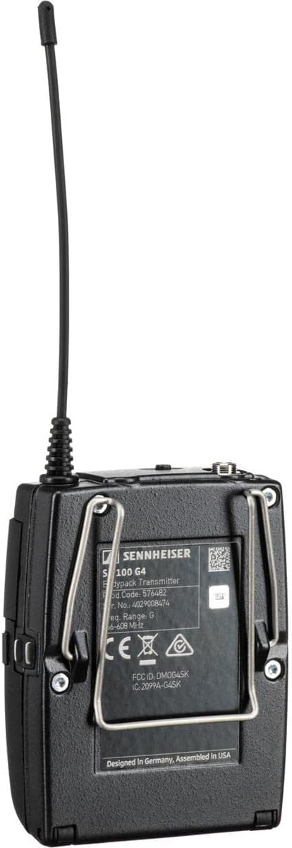 Black Wireless Lavalier Microphone System A15054