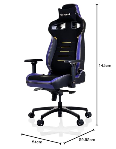Black/White Ergonomic Gaming Chair T208707