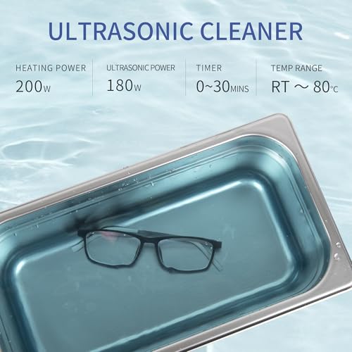 800ml 40kHz Digital Ultrasonic Cleaner Y99386