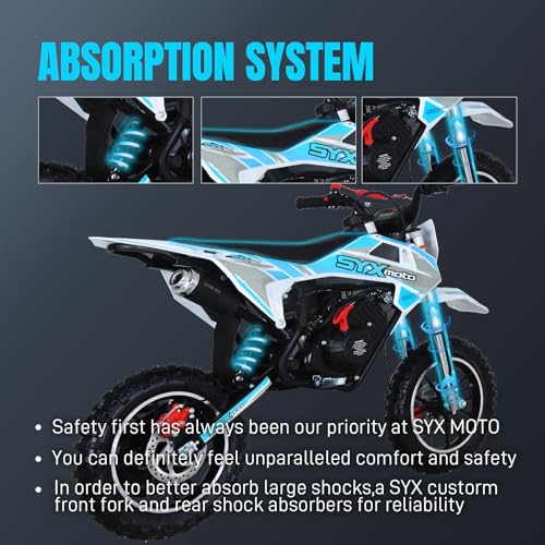 Mini Dirt Bike 58cc 4-Stroke Gas Pocket Motorbike with Disc Brakes H8184