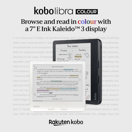 7” Glare-Free Colour E Ink Display eReader N731