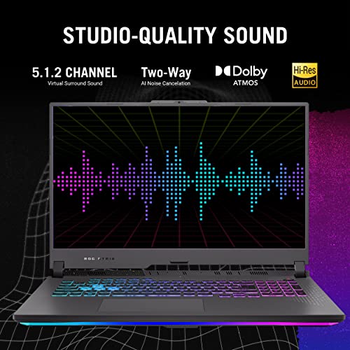 17.3" QHD 240Hz Gaming Laptop, GeForce RTX 4070, AMD Ryzen 9, 16GB DDR5, 1TB PCIe SSD, Eclipse Gray I1253