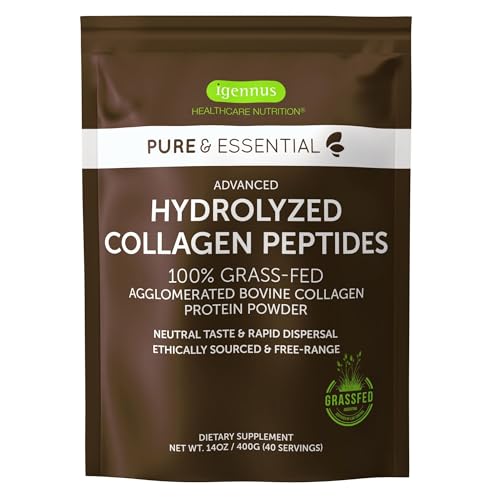 100% Grass Fed Bovine Collagen Powder, 40 Servings W989