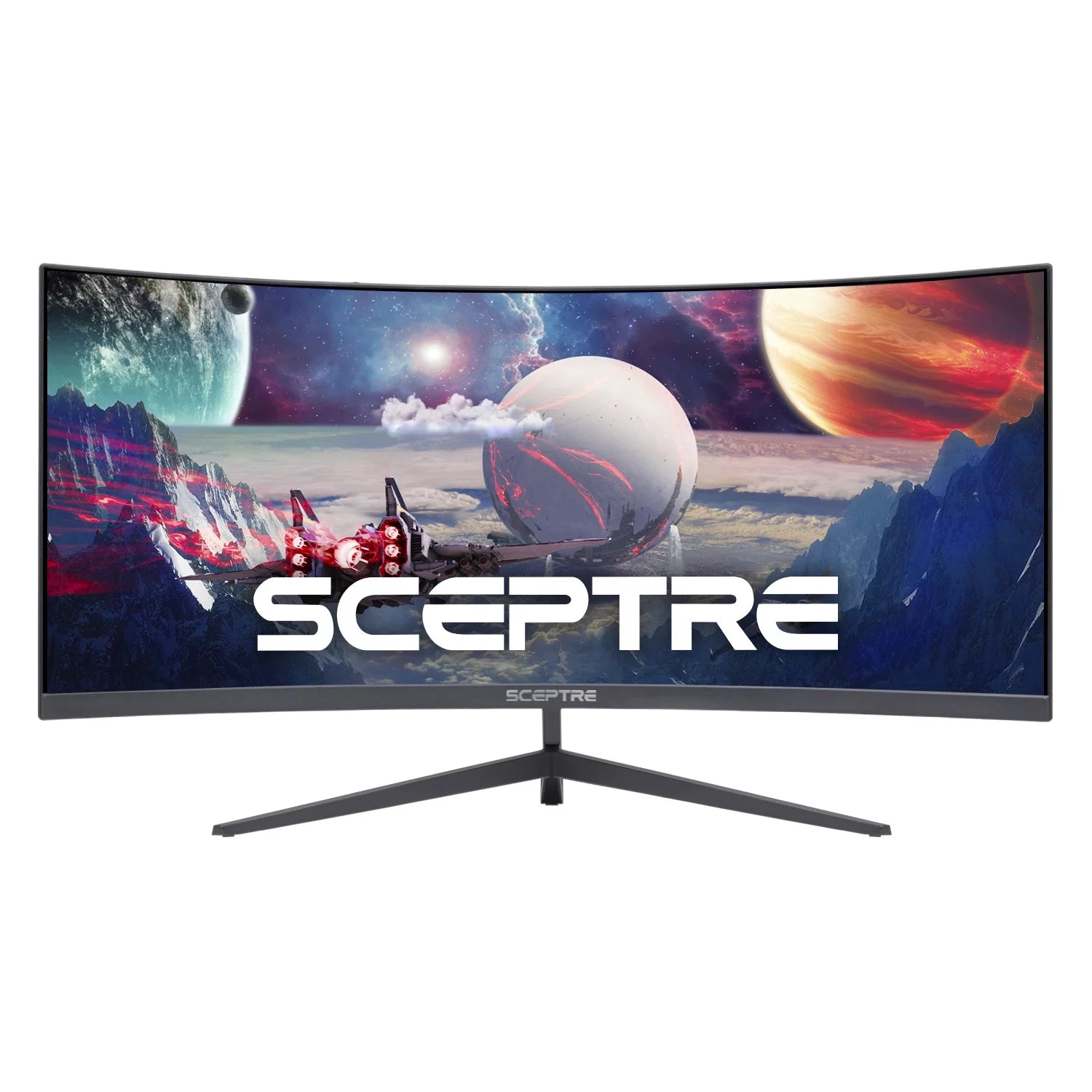 30" Curved VA LED Monitor 2560 x 1080 200 Hz Black C700346