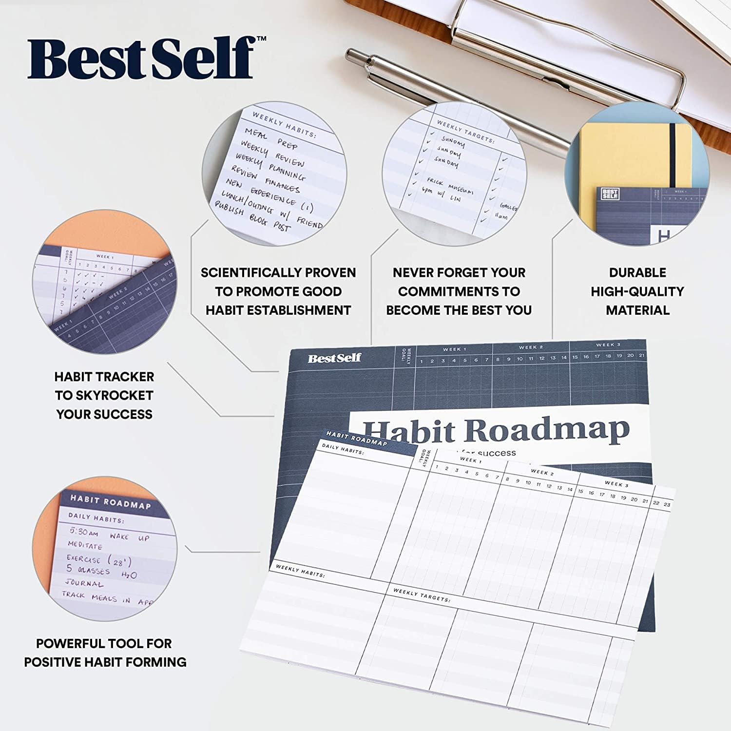 13-Week Goal Tracker Journal Planner R29178