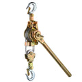 2 Ton Heavy Duty Hand Puller with Cable Rope Hooks 4400LB Metal Gear Pack of 2 M28411