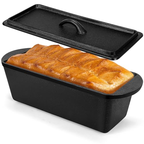 Cast Iron Bread Loaf Pan with Lid 13 x 5 x 4 Inches X3642