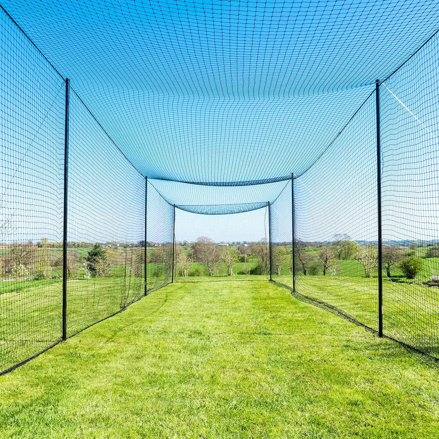 20’ 35’ 55’ 70’ Baseball Batting Cage with Steel Poles O701