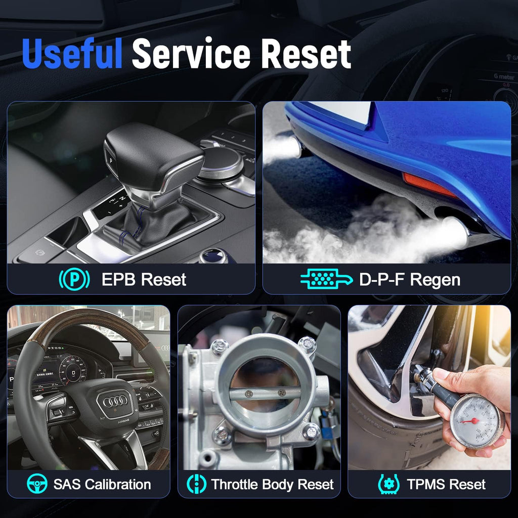 Bidirectional Scan Tool OBD2 Scanner with 30 Service Reset F3227