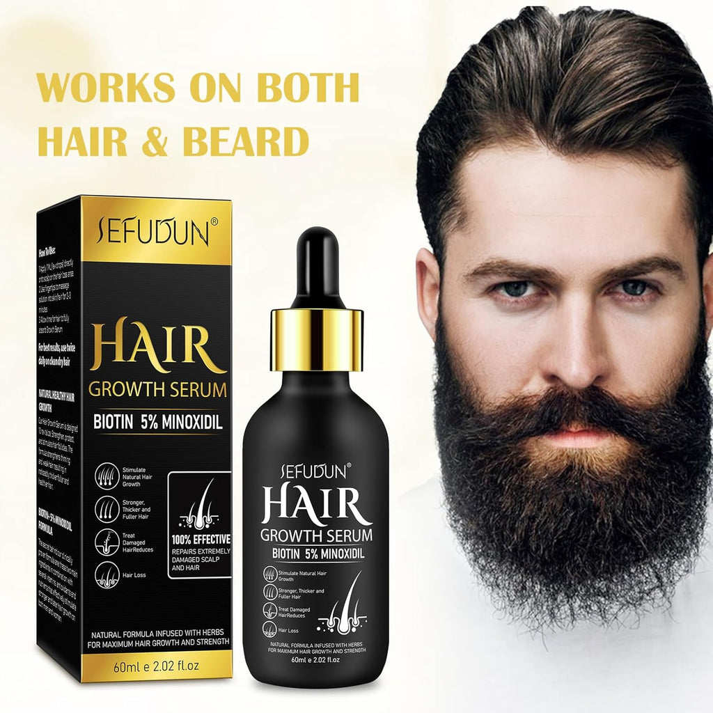 2Pack 5% Minoxidil Hair Growth Serum H9350