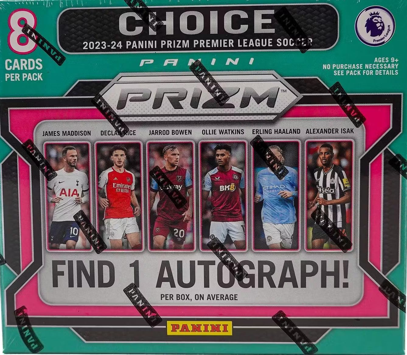 8 cards Soccer Box K543891