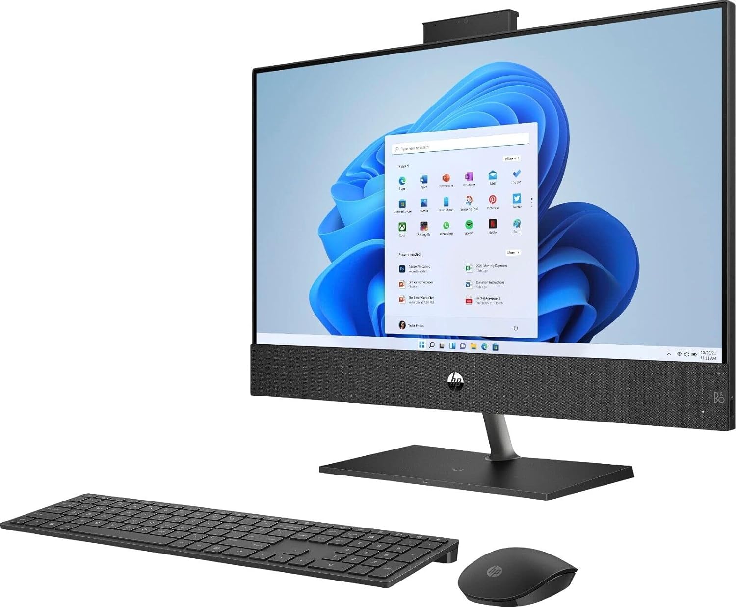 27" Full HD Touchscreen All-in-One Desktop Computer with 12th Gen Intel Core i7-12700T Processor, 16GB DDR4 RAM, 8TB NVMe SSD, Intel UHD Graphics 770, Windows 11 Home D658601