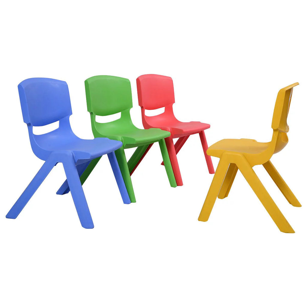 Set of 4 Plastic Kids Chairs B7069
