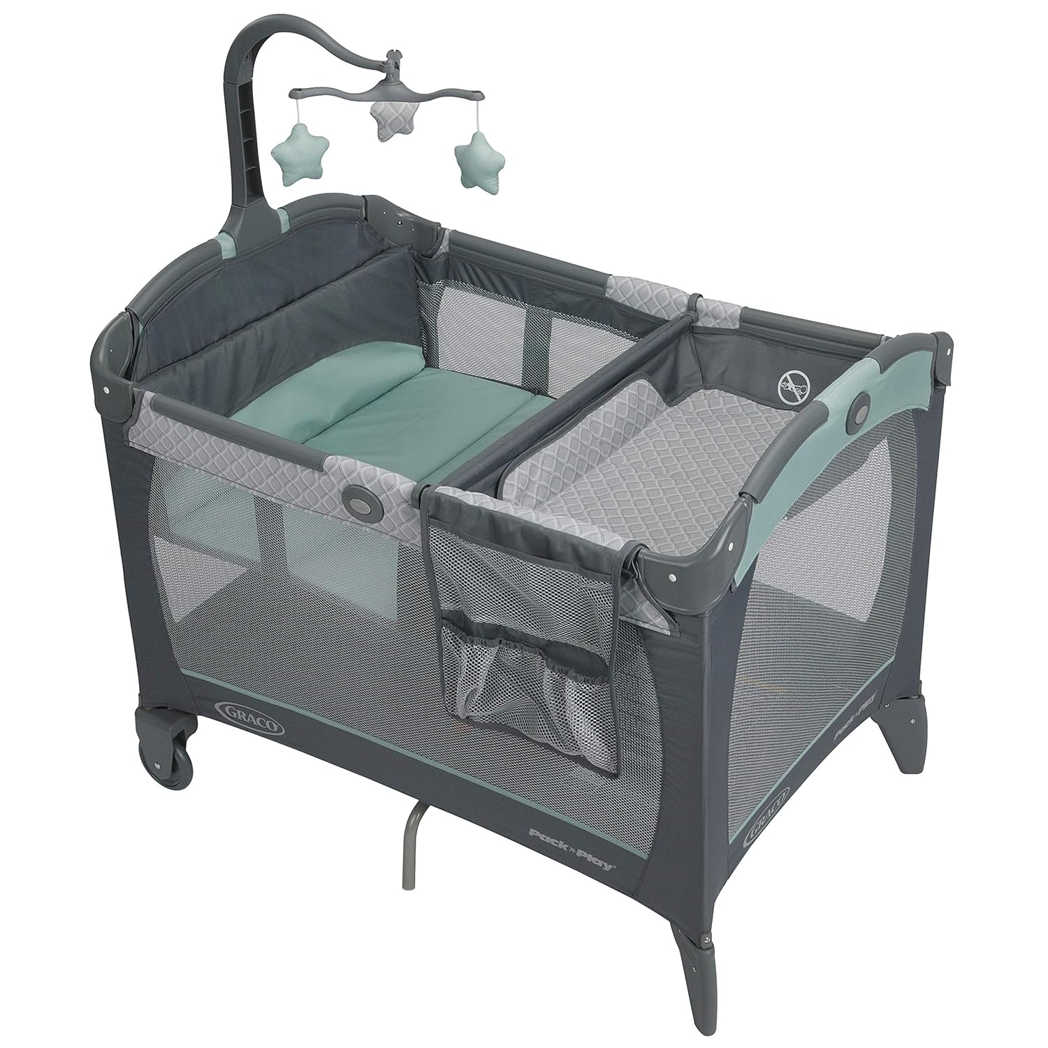 Pack and Play Playard with Portable Changing Pad, 40x28.5x29 Inch Z604