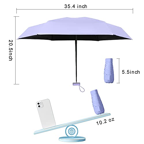 Black Mini Compact Travel Umbrella Y660154