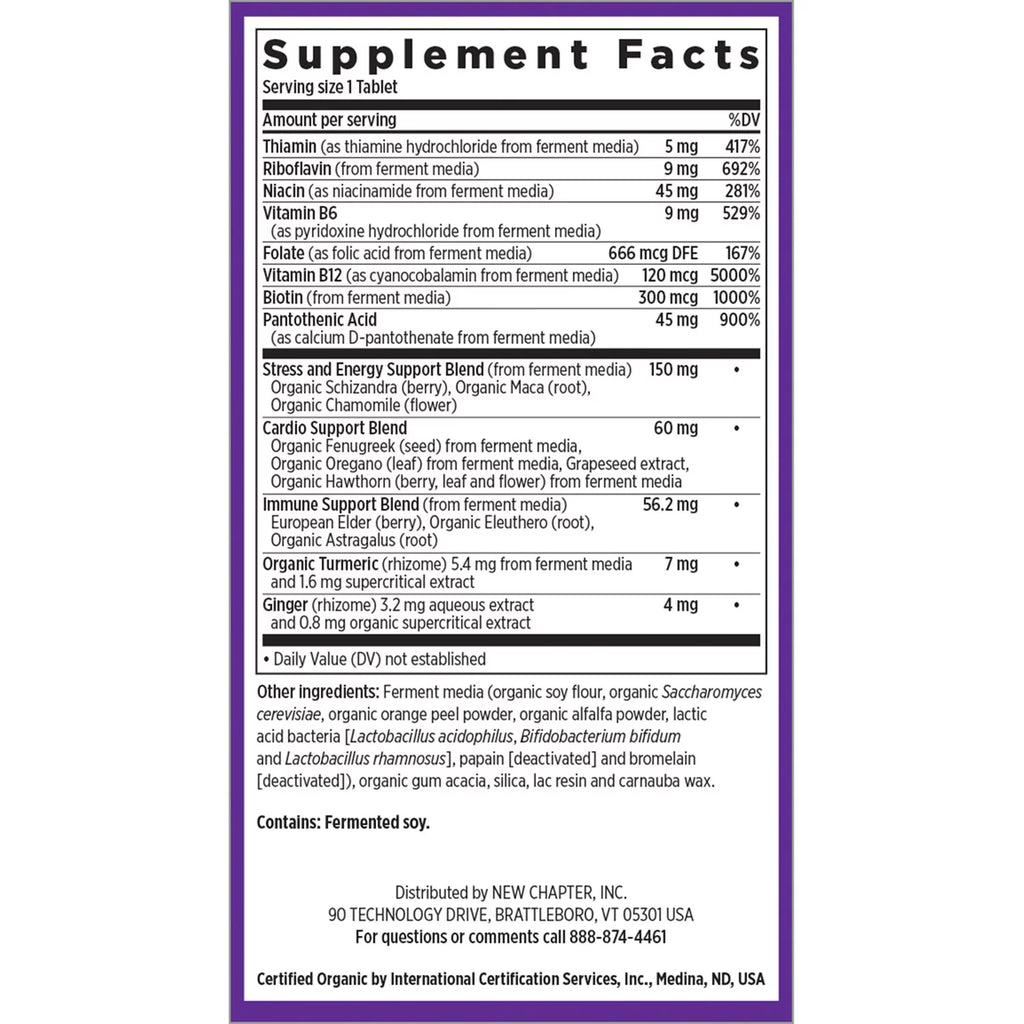 Fermented B Complex 30 count U9910