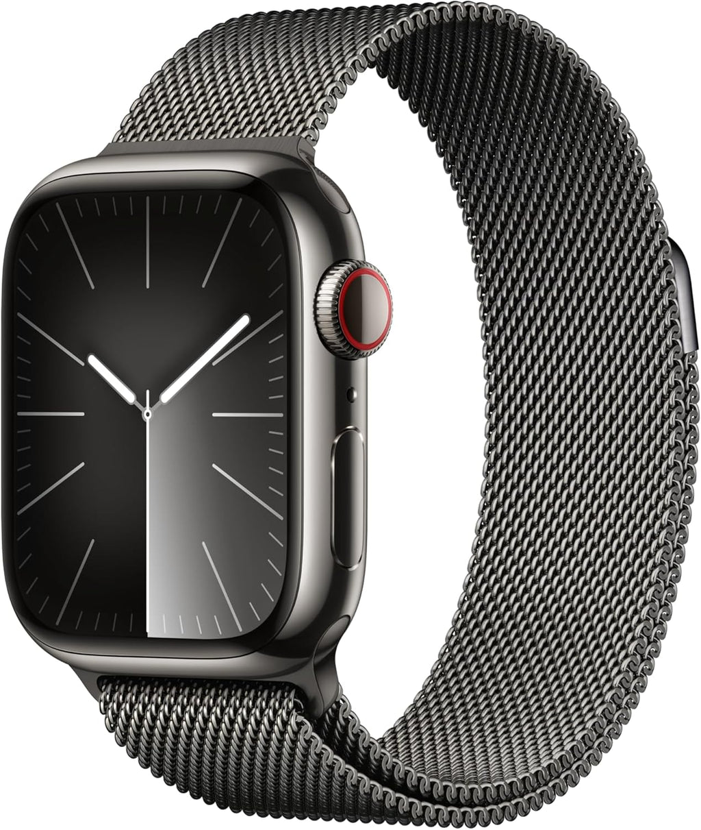 Graphite Stainless Steel Smartwatch with Milanese Loop L60681