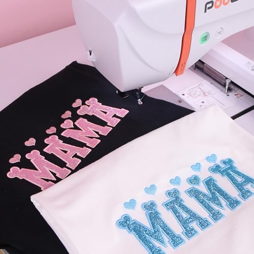 4 x 9.25 Inch Large Hoop Computerized Embroidery Machine with 7 Inch LCD Color Touchscreen R136