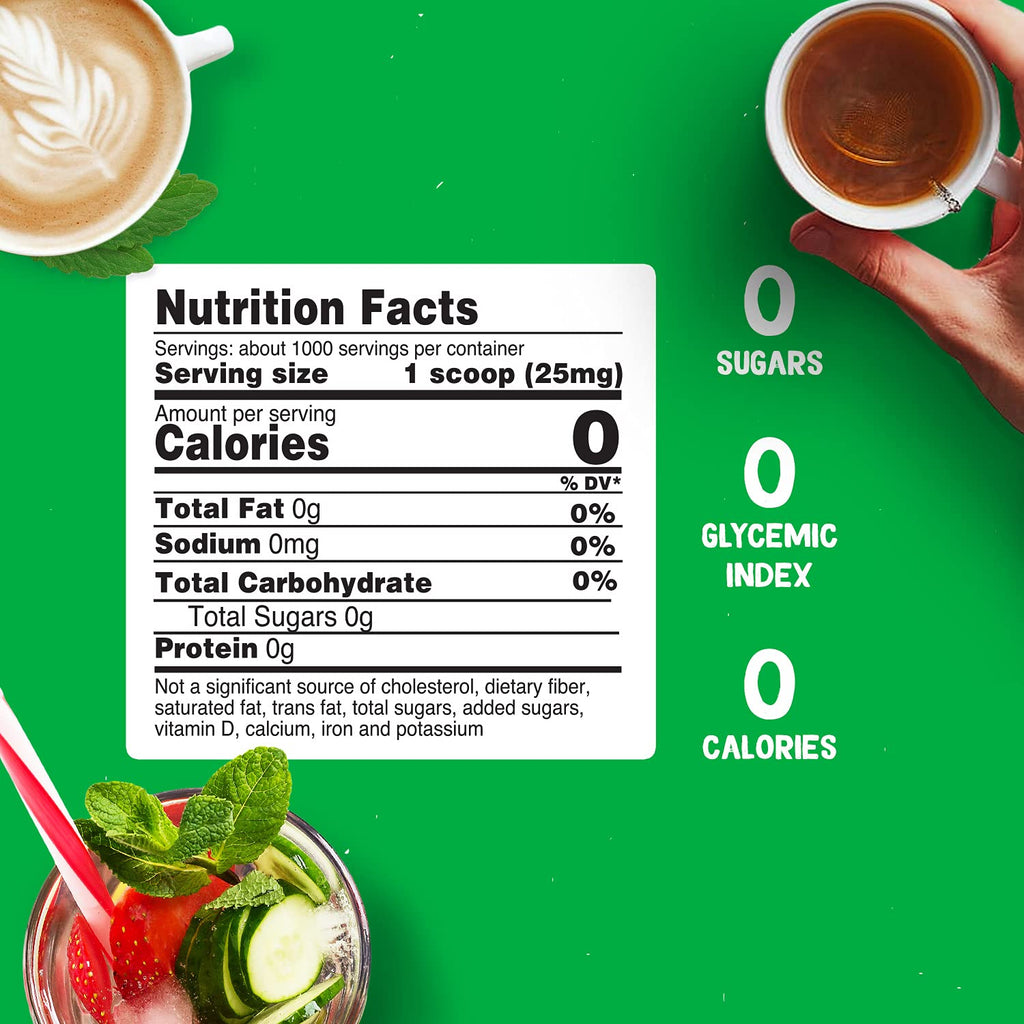 Organic Stevia Sweetener Extract Powder, 2 Piece Set P643526