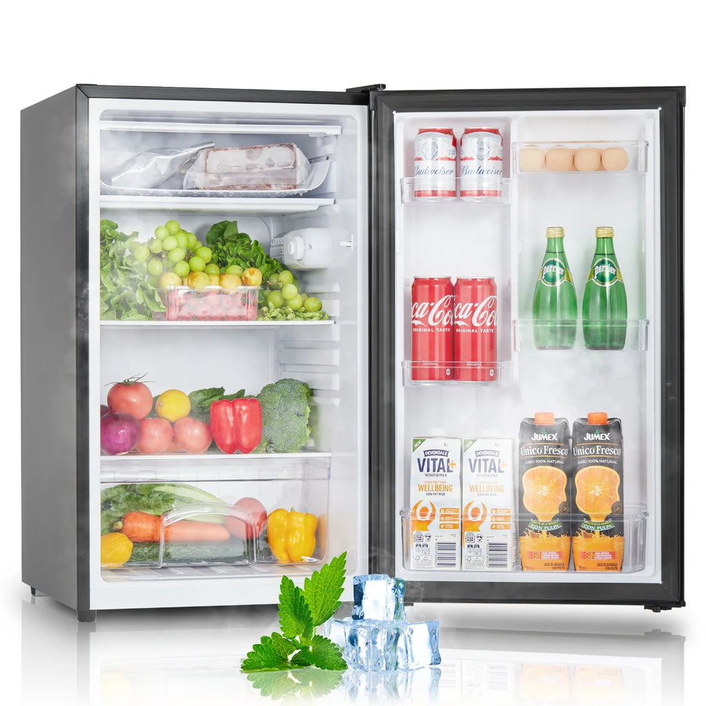 4.4 Cu.Ft Mini Fridge with Freezer, Black J16391
