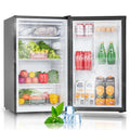 4.4 Cu.Ft Mini Fridge with Freezer, Black J16391