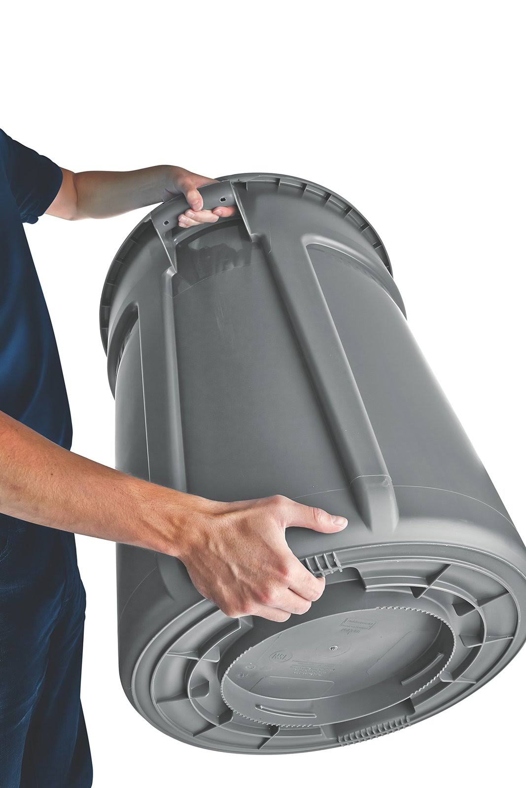 44-Gallon Gray Vented Utility Container S610924